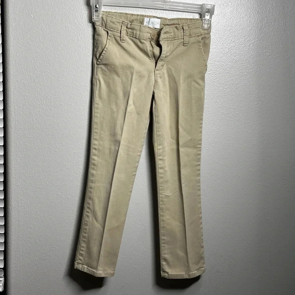 Children’s Place Girls Khaki School Uniform Pants Size 6. - Picture 1 of 11